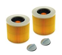 2 filtri di ricambio per aspirapolvere, per Karcher WD Series WD2 WD3 WD3P A2004 MV2 MV3 filtri a cartuccia, per aspirapolvere Kärcher Wet & Dry 6.414-552.0/64145520 (2)