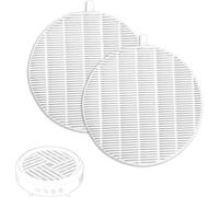 2 filtri di ricambio per collettore di polveri per unghie MelodySusie HPro/SProR, filtri riutilizzabili compatibili con aspirapolvere per unghie, facili da pulire (bianco)