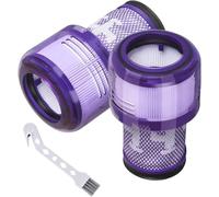 2 Filtri di Ricambio per Dyson V12 Detect Slim Aspirapolvere Absolute Extra/Total Clean/Fluffy Aspirapolvere, Filtro HEPA Lavabile, Sostituire# 971517-01