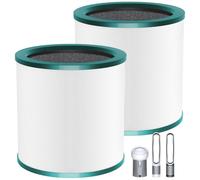 2 filtri di ricambio True HEPA compatibili con Dyson Tower Purifier Pure Cool Link TP01, TP02, TP03, AM11, BP01, modelli BP01, confronta con parte # 968126-03