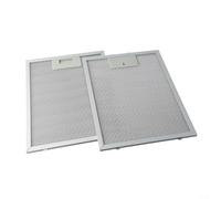 2 filtri in alluminio per cappa da cucina, filtro a 5 strati in alluminio, per molte marche leader, 298 x 239 x 9 mm, 5 strati di grasso alluminizzato garantiscono una migliore filtrazione