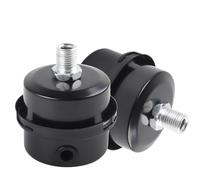 2 filtri per compressore, 1/2", 20 mm, filtro dell'aria per compressore, silenziatore in metallo, filettatura di aspirazione, filtro acustico, silenziatore per compressore d'aria senza olio
