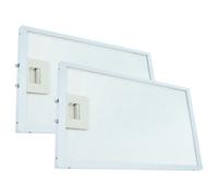 2 Filtro antigrasso in metallo sostituisce Brandt AS0006526