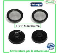 2 - Filtro Montacrema per Macchina da Caffe Delonghi de longhi EC190 EC200 CREMA