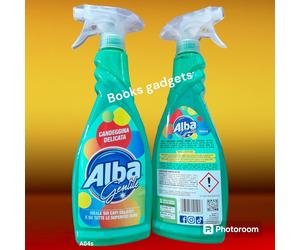 2 Flaconi Alba Gentile Spray Candeggina Delicata Ideali su Capi Delicati 650ml