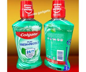 2 Flaconi Colgate Plax Collutorio Fresh & Protect Menta Delicata 500ml