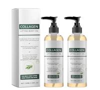 2 flaconi di olio al collagene,Collagen Body Oil,Olio per il corpo lifting al collagene,Idrata e leviga la pelle, olio al collagene per il corpo e il viso, Oli da massaggio per gambe e corpo intero