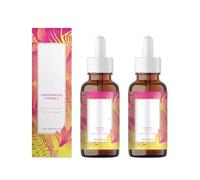 2 flaconi di olio depilatorio Cyperus rotundus (60 ml), olio essenziale idratante e lenitivo, riduce naturalmente la crescita dei peli, restringe i pori, adatto a tutti i tipi di pelle