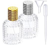 通用 2 flaconi di profumo nebulizzatore, bottiglia di profumo di ananas da viaggio, per il riempimento, nebulizzatore di cristallo vuoto per donne o ragazze (30ML), (YFQ-050DE)