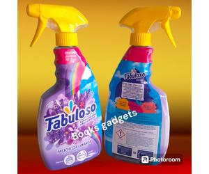 2 Flaconi Fabuloso Spray Sgrassatore Universale Freschezza di Lavanda 600ml