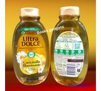 2 Flaconi Garnier Ultra Dolce Shampoo Camomilla illuminante Miele di Fiori 250ml