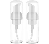 2 flaconi in schiuma trasparente da viaggio, di piccole dimensioni, dispenser di schiuma per mousse, mini dispenser vuoto in plastica trasparente per sapone in schiuma, contenitori ricaricabili per la
