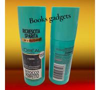 2 Flaconi L'Oreal Paris Spray Ritocco NERO Ricrescita per Capelli Bianchi
