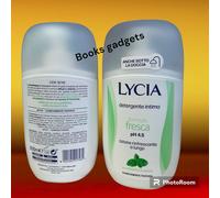 2 Flaconi LYCIA Detergente Intimo Formula FRESCA ph4.5 con Estratto di Menta