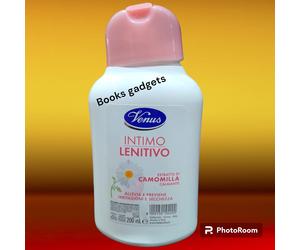 2 Flaconi Venus Detergente Intimo LENITIVO con Estratti di Camomilla 200ml