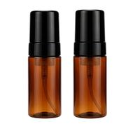 2 flaconi vuoti da 100 ml con pompa in schiuma espansa, dispenser per sapone da viaggio, dispenser in schiuma di plastica, contenitori per cosmetici per sapone per mani, shampoo, bagnoschiuma