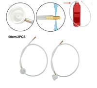 2 Fluido Film-Nozzle Estensione Tubo for Tazza Spray 50cm per nuovo