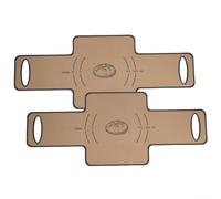 2 fodere in silicone per teglie per pagnotta convenienti strumenti non da forno per la tua cucina (grigio)