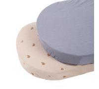 2 Fogli Biancheria Da Letto Cradella Per Rimovibili E Comodi Fogli Cuccetta Cotone Foglio Cotone Comodo Le Lenzuola Della Culla Bambini