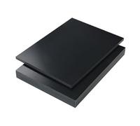2 fogli di bachelite neri da 2/8/15/20 mm, piastra di bachelite nera da 10/20/25/30 cm, foglio piano in resina fenolica for edilizia(4mm x 30 x 30cm)