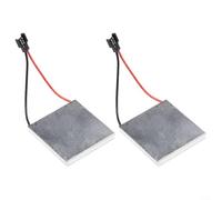 2 fogli di generazione di energia per ventilatore del camino, generatore motore compatto e leggero, parte riscaldante 40 mm