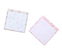 2 foglietti adesivi a righe rimovibili, a forma di cubo, per uso domestico e ufficio, robusti e pratici, resistenti