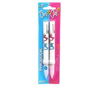 2 Fontane pirotecniche per torte Pyrogiochi Gender party Boy azzurro