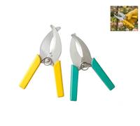 2 forbici ad anello per abbaiare, strumento professionale per innesto per alberi da frutto, piante in vaso e frutteti, cesoie resistenti per potatura da giardino