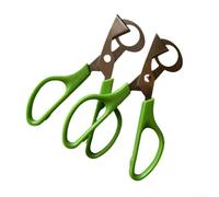 2 forbici per guscio d'uovo per quaglie per uova, lame in acciaio inossidabile con manici in plastica, adatte per l'apertura delle uova ordinata