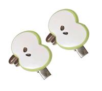 2 forcine per capelli a forma di frutta dei cartoni animati, per ragazze e feste a tema