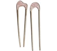 2 forcine per capelli a forma di U, confezione da 2 fermagli per capelli francesi in metallo, a forma di U, per capelli spessi, stile vintage, per tutti i tipi di capelli, per donne e ragazze
