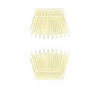 2 forcine per capelli in acrilico per coda di cavallo, accessorio per acconciare i capelli, pettine a disco (beige)