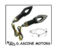 2 FRECCE LED UNIVERSALI OMOLOGATE MOTO SCOOTER MAXISCOOTER