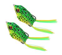 2 Frogs Groves Esche Attrezzano IMulate Esche Da Pesca Con Pesca Morbida A Gancio Outdoor Attrezzatura Da Esterno.