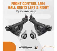 2 FRONT Bracci Anteriori LEFT& RIGHT for MERCEDES VITO & VIANO (W639) 10- 16
