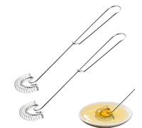 2 frusta a spirale, in acciaio inox, frusta piatta, frusta per frusta, lavabile in lavastoviglie, frusta di alta qualità, per mescolare, montare il latte e le uova
