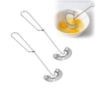 2 frusta a spirale in acciaio inox, piccola frusta piatta in acciaio inox, frusta piatta, frusta da cucina, multifunzione per mescolare, per casalinghe, amanti della cottura, per crema, salse, facile