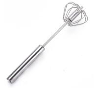 2 fruste semiautomatiche in acciaio inox per uova (1 pezzo 30 x 6 cm, 1 pezzo 27 x 6 cm)