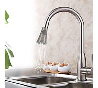 2 Funzioni Doccetta per Lavandino, Cucina Rubinetto Spruzzatore, Ricambio Doccetta Lavello 1/2 Pollice, Rubinetto Doccetta Estraibile, per Rubinetto Cucina Doccino, Acciaio Inossidabile