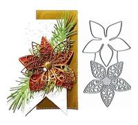 2 fustelle in metallo a forma di fiore cavo, stencil per decorazioni fai da te, biglietti di invito, album di ritagli, decorazioni in rilievo, carta e biglietti