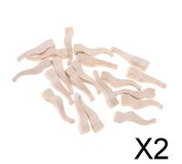 2 Gambe in Legno Fatte a Mano Da 10 Pezzi per La Realizzazione di Case Delle