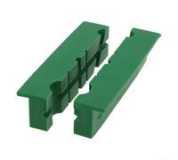2 ganasce magnetiche morbide in gomma, 26/12,7/15,2 cm, per tamponi, protezione multiuso per la lavorazione del legno e la creazione di gioielli idraulici, verde (12,7 cm verde B)