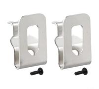 2 ganci a clip in acciaio per trapano avvitatore da 18 V 20 V, compatibili con parti di ricambio N268241 N169778 DCD980 DCD785 DCD780 DCD740, argento