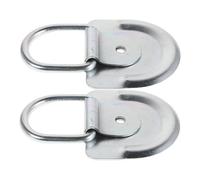 2 ganci a D per rimorchio - Anelli a D da 8 mm di spessore - Ancoraggio di