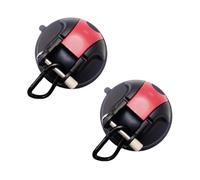 2 ganci a ventosa, aumentate le dimensioni della ventosa e dispongono di una super potenza di aspirazione, per campeggio, tenda, camper, tenda da sole, tenditore per auto, e su superfici lisce