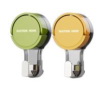 2 ganci a ventosa extra forti, ventose con gancio, ganci da parete autoadesivi, ganci adesivi extra forti, ganci da incollare, ganci per asciugamani senza fori, ganci adesivi da bagno per doccia