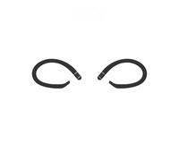 2 ganci auricolari in silicone per Samsung Galaxy Buds 4 Pro/Buds 4: accessori morbidi, comodi e antiscivolo con cordino, Nero