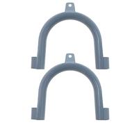 2 ganci di scarico per tubo di scarico a forma di U guida per tubo di scarico in plastica per lavatrici e lavastoviglie tubo di scarico con diametro esterno 20 mm-25 mm