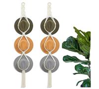 2 ganci per cappelli in macramè, per Wanfoou e cappelli, stile bohémien, da appendere alla parete, organizer per cappelli a tesa larga