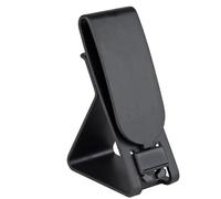 2 Ganci per Cuffie Tattiche, con Clip per Cintura, per Cintura Molle Supporto per Cuffie Accessori per Auricolari(Black)